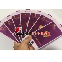 CƯỜNG LỰC IPHONE 6 PLUS MÀU TRẮNG LOẠI OG MÀU TÍM