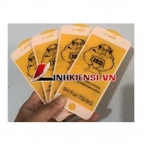CƯỜNG LỰC IPHONE 8 FULL MÀN HÌNH 10D MÀU TRẮNG