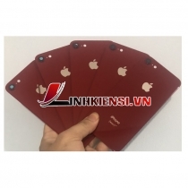 NẮP LƯNG IPHONE 8 KÈM KÍNH CAMERA MÀU ĐỎ