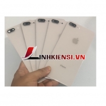 NẮP LƯNG IPHONE 8 PLUS KÈM KÍNH CAMERA MÀU TRẮNG