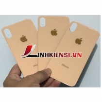 NẮP LƯNG IPHONE XS MÀU VÀNG