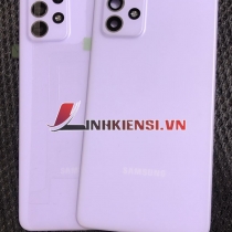 NẮP LƯNG SAMSUNG A52  MÀU TÍM KÈM KÍNH CAMERA