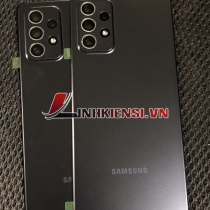 NẮP LƯNG SAMSUNG A72  MÀU ĐEN KÈM KÍNH CAMERA