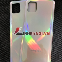 NẮP LƯNG SAMSUNG A91 MÀU BẠC