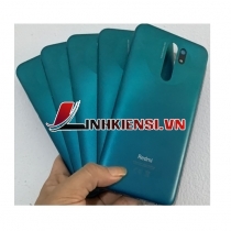 NẮP LƯNG XIAOMI REDMI 9 MÀU XANH KÈM KHAY SIM