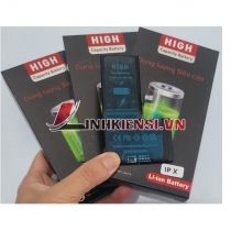 PIN IPHONE X DUNG LƯỢNG CAO CÓ HỘP