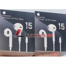TAI NGHE IPHONE 15 KÈM DÂY