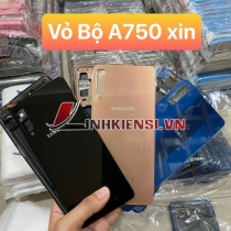 VỎ SAMSUNG A7 2018 MÀU XANH KÈM KHAY SIM, KÍNH CAMERA