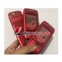 VỎ SAMSUNG E250 KHÔNG PHÍM MÀU HỒNG